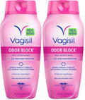 Vagisil Feminine Wash for Intimate Area Hygiene, Odor Block, Gynecologist Tested, Hypoallergenic, 12 oz, (Pack of 2)