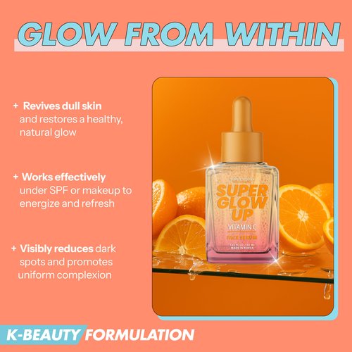 Sunday Essence Vitamin C Face Serum – Dermatologist-Tested, Anti-Aging, Brightens & Evens Skin Tone – Hydrating & Revitalizing Korean Skin Care – Vegan, Paraben-Free, Clean Beauty – 1.69 Fl. Oz