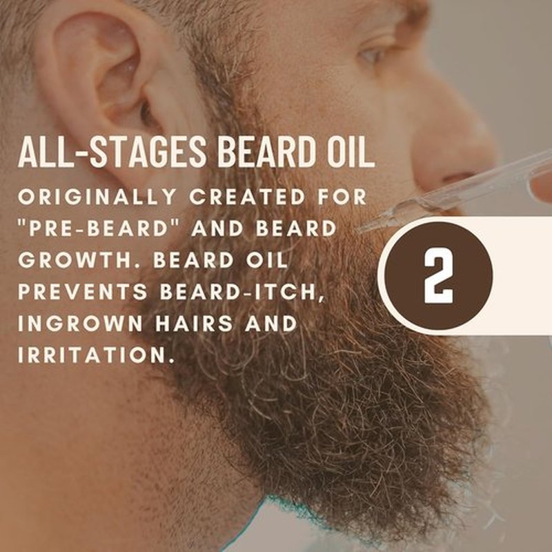 Johnny Slicks Organic Beard Oil - Moisturizes & Reduces Dry Skin | Chemical-Free with Tea Tree, Jojoba, Coconut & Argan
