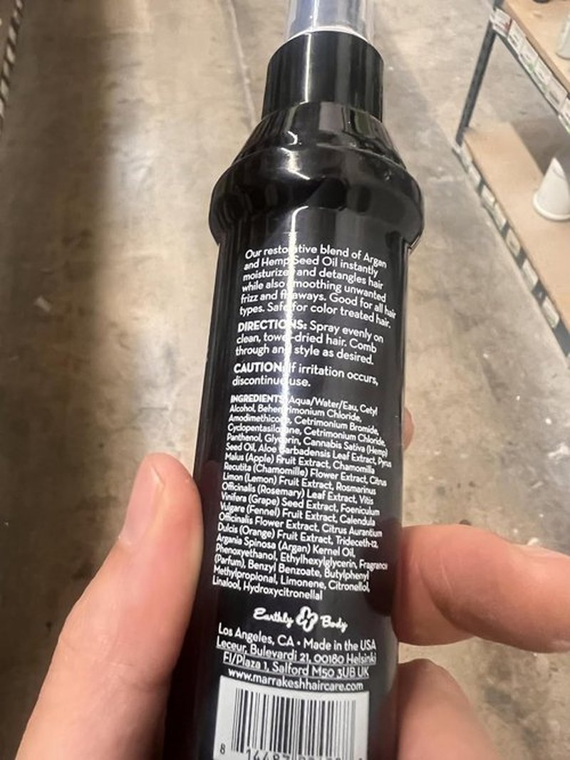 Skiennix Hair Spray - Marrakesh Leave-In Treatment & Detangler with Argan & Hemp Oil - Vegan, 4 oz