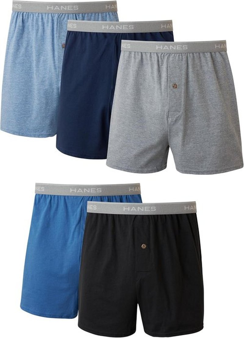 Hanes Men's Boxers - Cool & Breathable Cotton Underwear with Comfortflex Waistbands | Multi-Pack