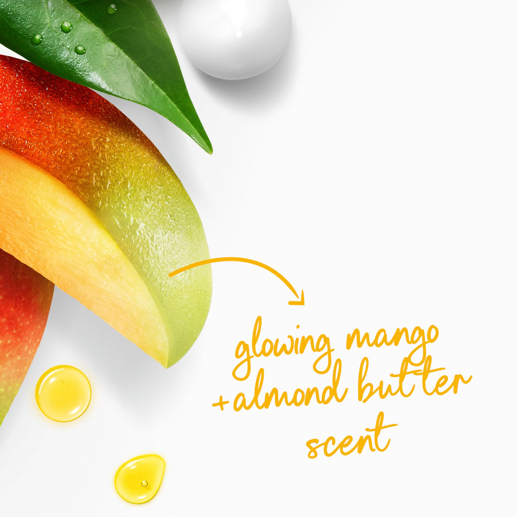 Dove Body Wash Glow Mango & Almond Butter for 24hr Lotion-Soft Skin Moisturizing Skin Cleanser with No Sulfates No Parabens 20 oz