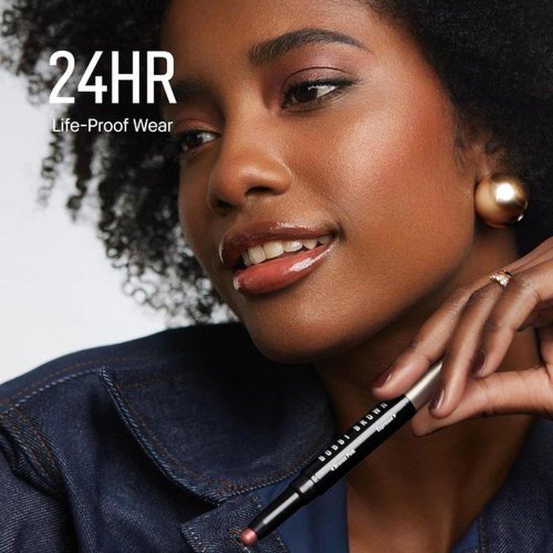 Bobbi Brown Dual-Ended Cream Shadow Stick - 24-Hour Long-Wear Eyeshadow for Effortless Application, 0.06 Ounce