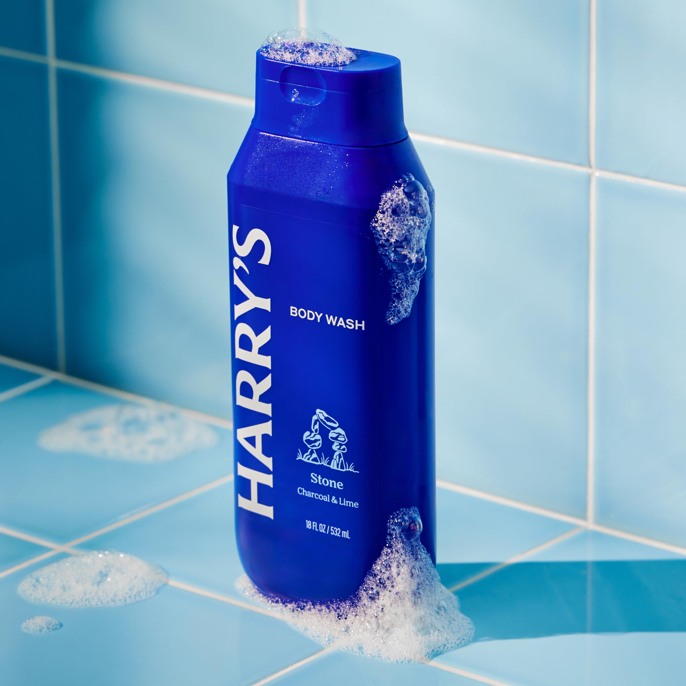 Harry's Men's Body Wash Shower Gel - Stone, 16 Fl Oz (Pack of 6)