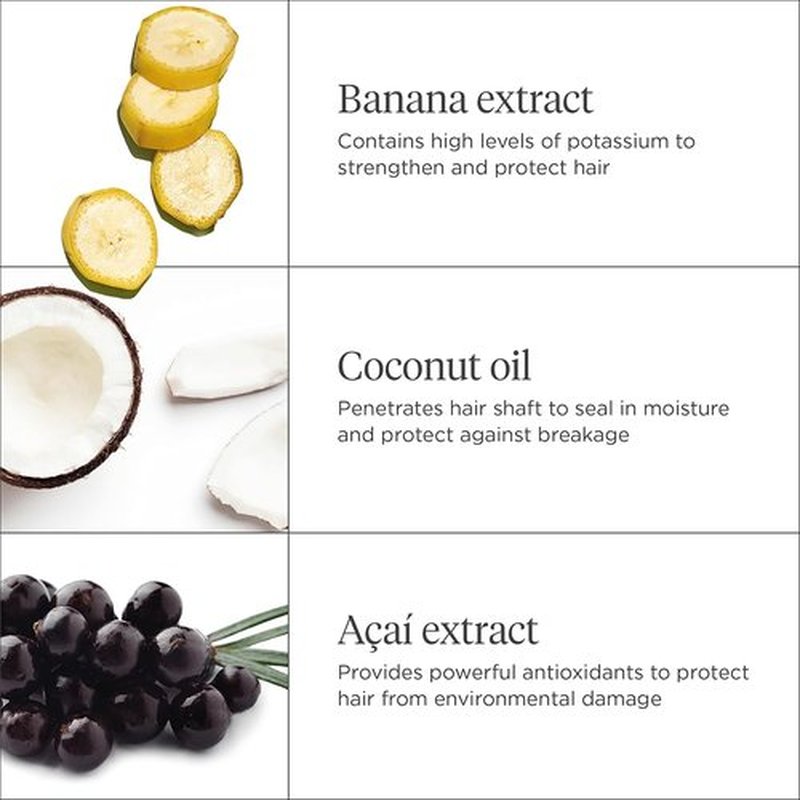 Briogeo Superfoods Banana + Coconut Hair Pack - Hydrating Moisture for All Hair Types | 2 x 12.5 fl oz