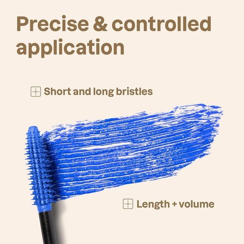 ATTITUDE Oceanly Mascara - EWG Verified Serum for Length & Volume | Vegan Beauty, Blue, 0.24 Oz