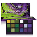 Skiennix Goth Eyeshadow Palette - 18 Vibrant Matte & Shimmer Shades for Halloween & Cosplay