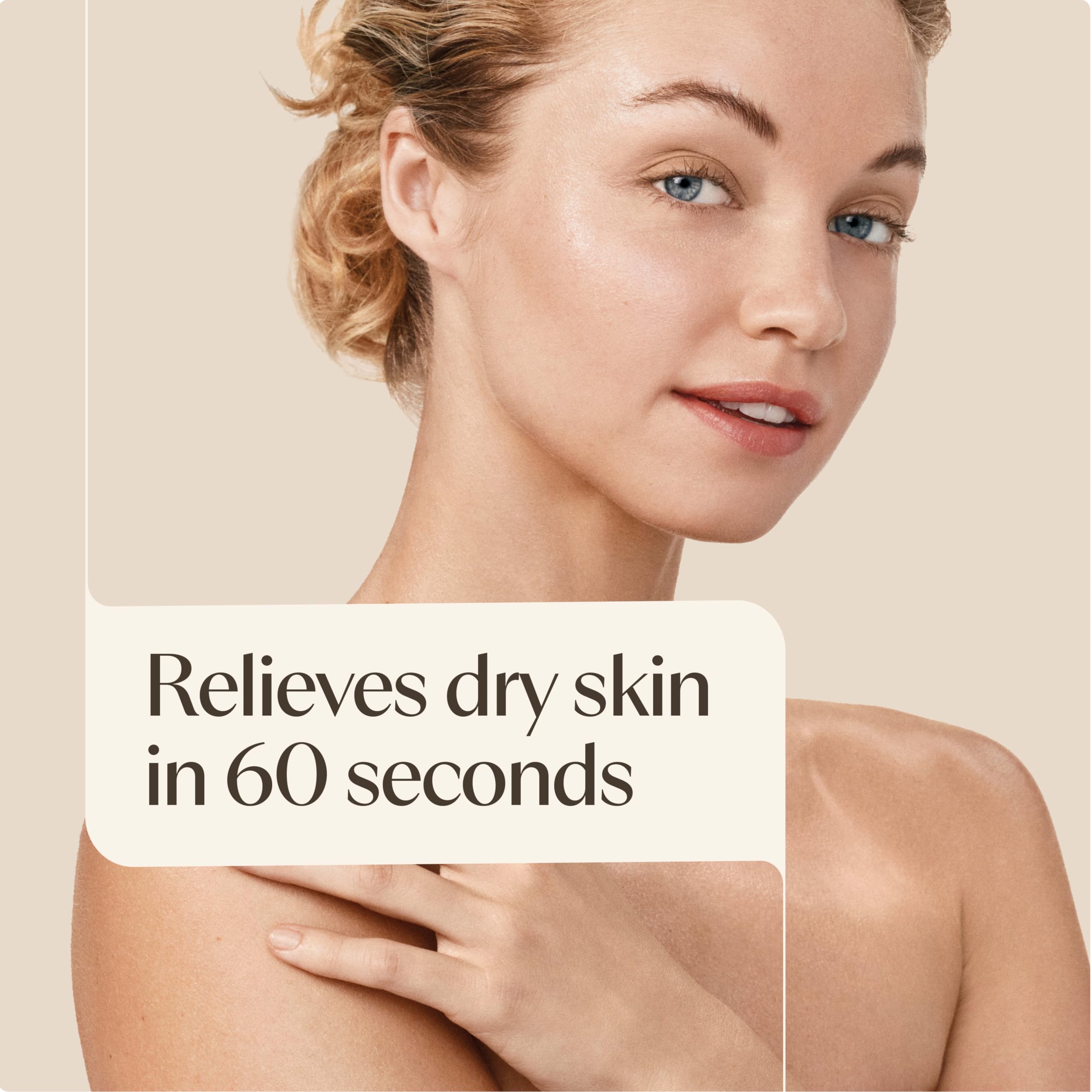 Aveeno Skin Relief Moisturizing Body Lotion Heals Very Dry, Sensitive Skin, Fast-Absorbing Lotion with Soothing Triple Oat & Shea Butter Formula, Fragrance Free Lotion, Non-Comedogenic, 33 Fl Oz