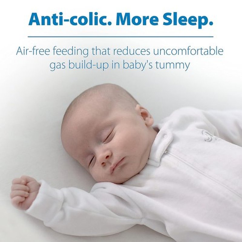 Dr. Brown's Baby Bottle - Anti-Colic Wide-Neck Design with Dino Decos | 9oz, BPA-Free, 2-Pack