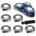 SH50 Shaver Replacement Heads for Series 5000 Razors, (Blue)