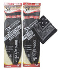 Afreezm Pre-Stretched Silky Braiding Hair 3X with Bandana - 2 Packs - 54 inches (#1B)