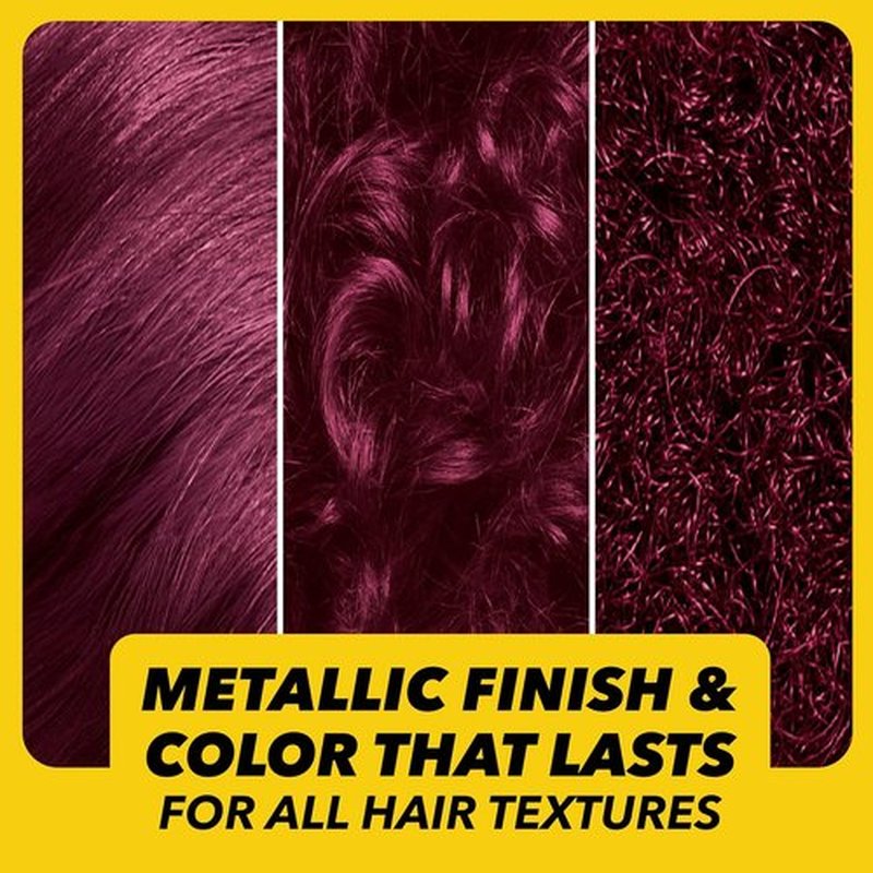 Got2b Metallics Permanent Hair Dye - Dark Ruby M68 | Metallic-Shine Booster for Cool, Shimmering Tones, Lasts 30 Washes