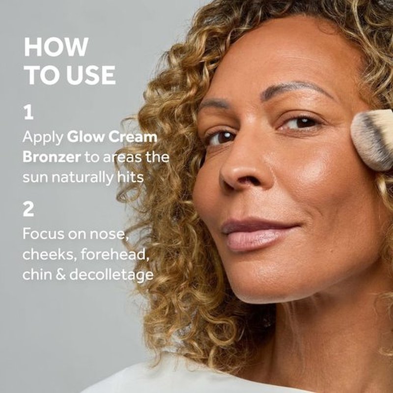 No7 Pro Artist Soft Glow Cream Bronzer Makeup - Blendable Bronzer Cream with a Lightweight Formula - Customizable Face Makeup for a Natural, Sun-Kissed Glow - Light (1.26 Oz)