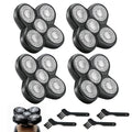 Head Shaver Replacement Blades Refills Compatible with Freebird Head Shaver, 5 Blades Shaver Replacement Heads for Bald Men Freedom Grooming,4Pack