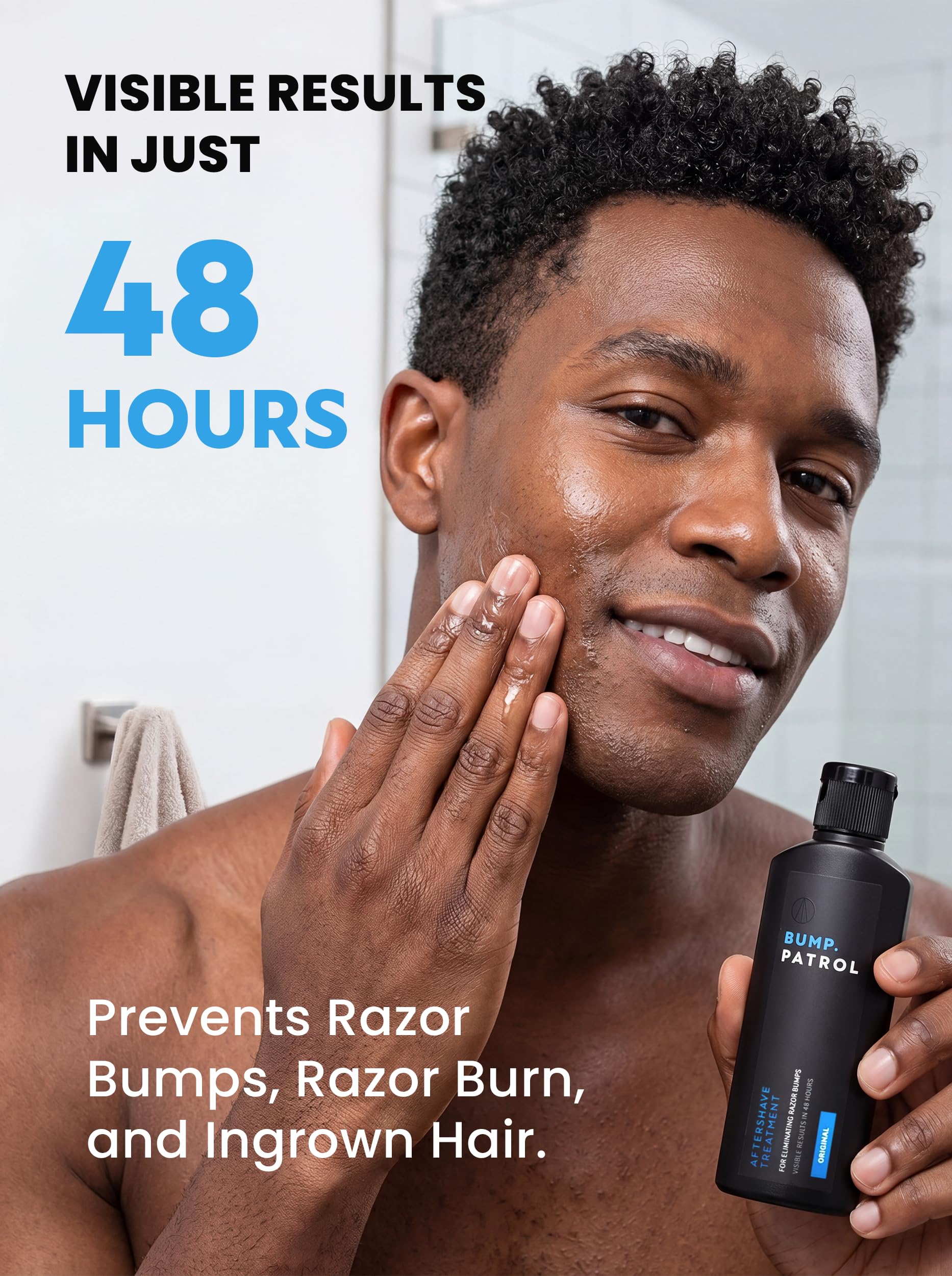 Bump Patrol Original Formula Aftershave Treatment Serum – Razor Bump Stopper and Ingrown Hair Treatment for Men and Women with Salicylic Acid for Razor Burn & Shaving Irritation