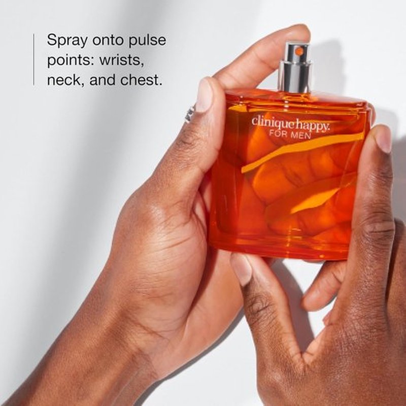 Clinique Happy For Men Cologne Spray - Energizing Kaffir Lime & Mandarin Notes | Refreshing Fragrance