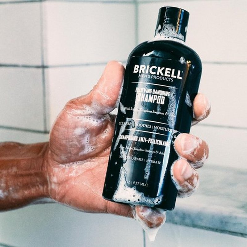 Brickell Men's Dandruff Shampoo & Conditioner Set - All-Natural, Organic Hair Care Routine for Men