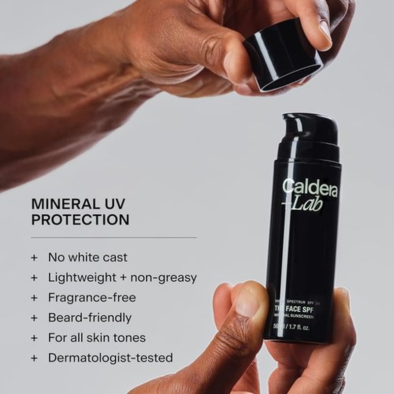 Caldera + Lab Mineral Sunscreen SPF 30 - No White Cast Formula for All Skin Types