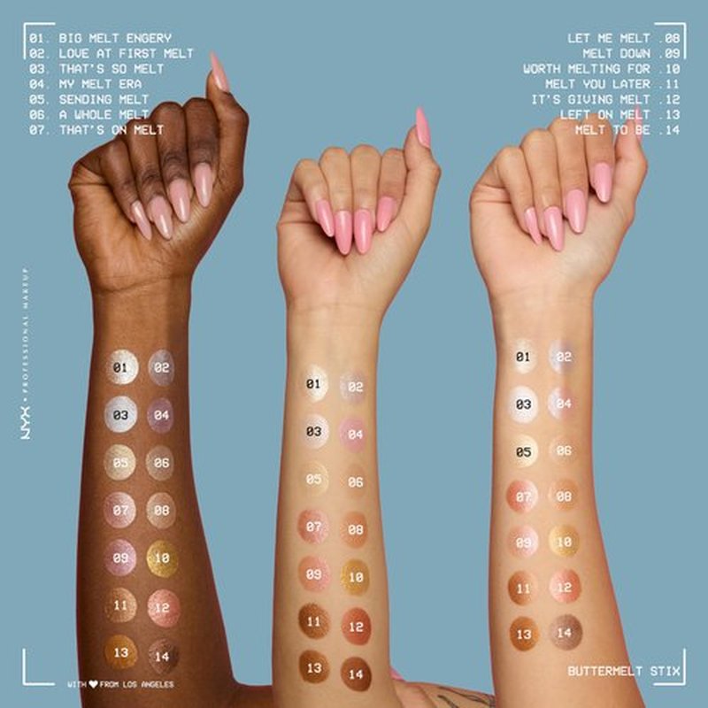 NYX PROFESSIONAL MAKEUP Buttermelt Glaze Stix, Non-Greasy Highlighter Stick With Up To 8HR Make Up Wear - 04 My Melt Era (Pink)
