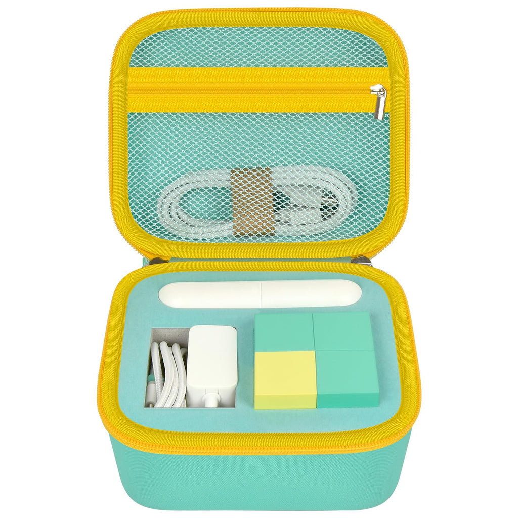 casmilee Case for Nex Playground Game System – Custom Foam Holder for Console, Remote & Play Pass, HDMI – Travel-Ready Storage for Nex Playground Accessories (Green)