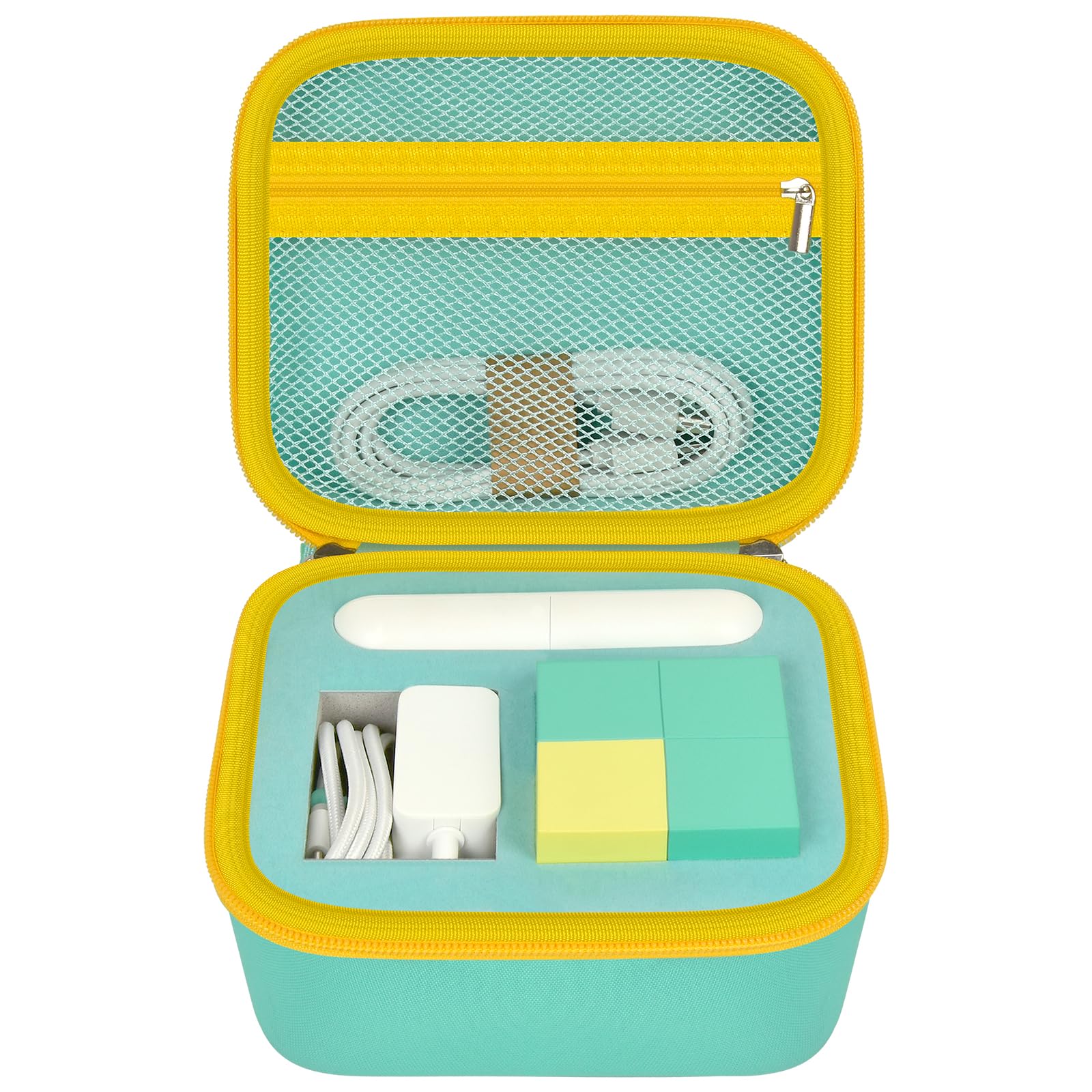 casmilee Case for Nex Playground Game System – Custom Foam Holder for Console, Remote & Play Pass, HDMI – Travel-Ready Storage for Nex Playground Accessories (Green)