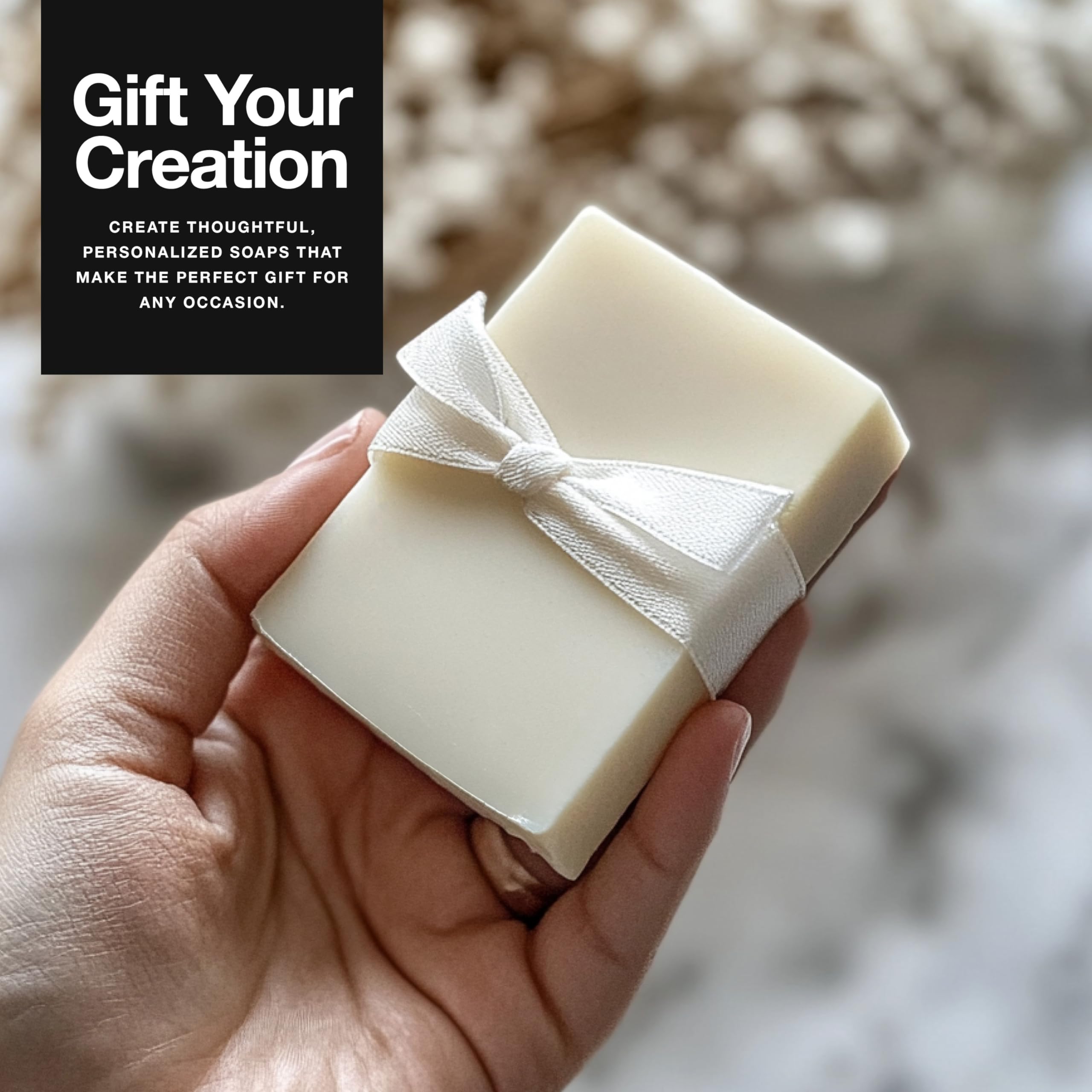 Prime Creations Soap Base for soap making supplies melt and pour soap base for DIY crafting moisturizing glycerin 5 LB, Unscented - Goat Milk