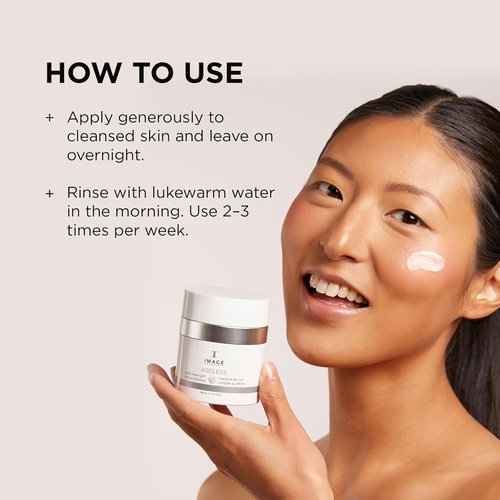 IMAGE Skincare Ageless Total Overnight Retinol Masque - Firming Facial Mask with Marine Collagen & Peptides, 1.7 oz