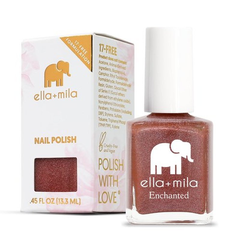 ella+mila Professional, Quick Dry, Long-Lasting & Chip-Resistant Red Nail Polishes (Oasis - 0.45 fl oz)