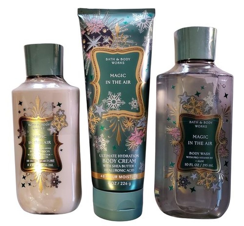 Bath & Body Works Magic In The Air Body Wash, Lotion & Hydration Cream - 3 Piece Set