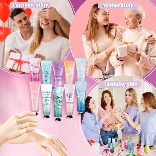 Leelosp 20 Pack Employee Appreciation Team Gift Bulk Travel Size Hand Cream Inspirational Natural Fragrance Hand Lotion Winter Thank You Gift for Women Teacher Nurse Coworker Staff Baby Shower