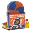 Otter Co. Men's Shampoo Bar & Beard Wash - Argan Oil & Sandalwood | Vegan, Sulfate-Free, Organic - All Hair Types