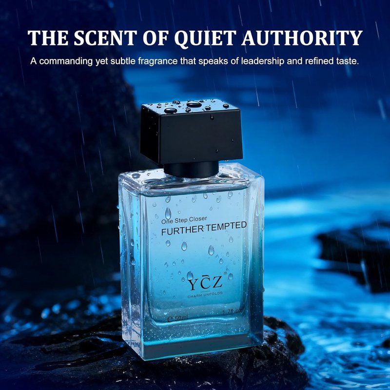 Ycz Men's Blue Wood Shadow Perfume - Long Lasting Eau De Parfum Cologne, 1.7 oz | Perfect Holiday Gift