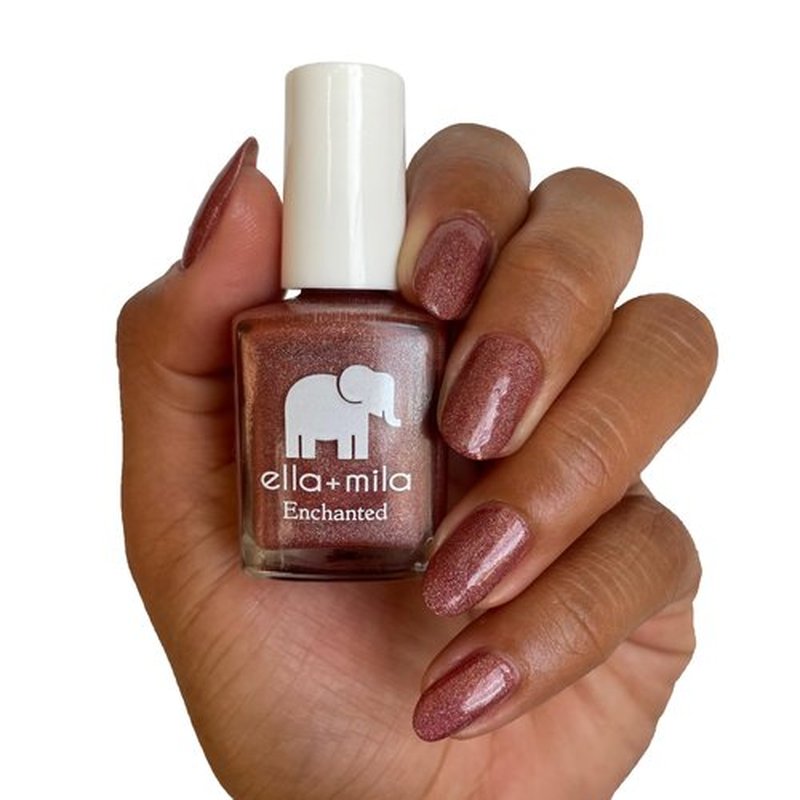 ella+mila Professional, Quick Dry, Long-Lasting & Chip-Resistant Red Nail Polishes (Oasis - 0.45 fl oz)