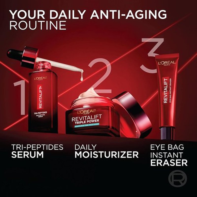 L'Oreal Paris Revitalift Anti-Aging Face Moisturizer - Fragrance-Free, Pro Retinol & Vitamin C, 2.55 Oz