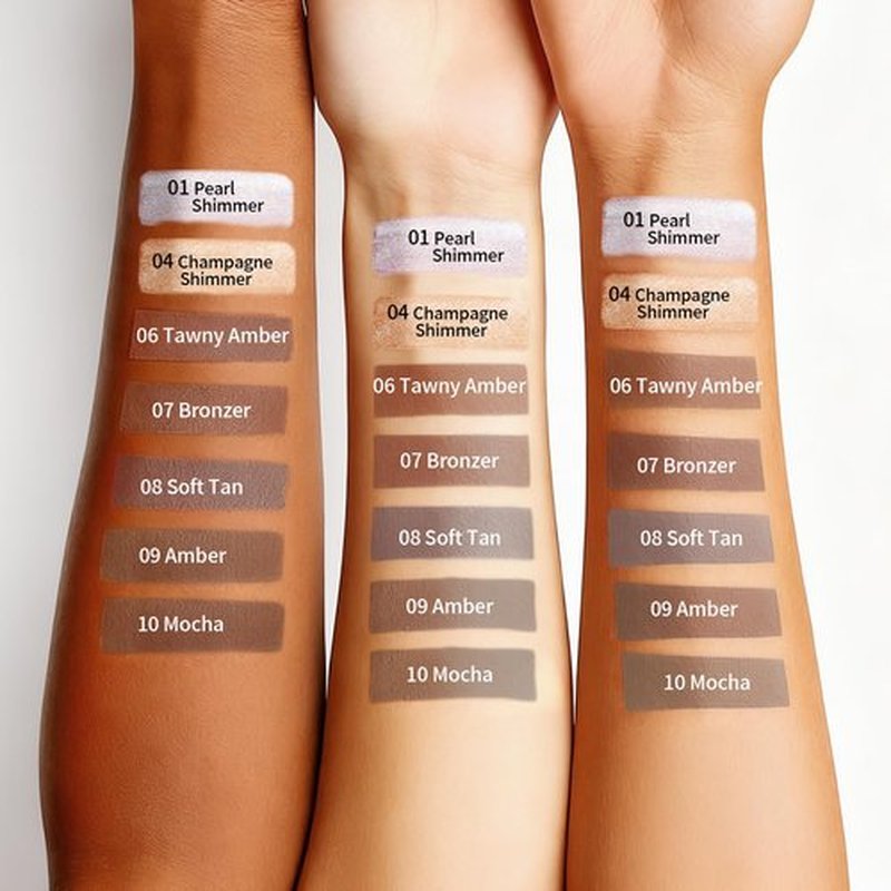 Highlighter Stick, Sheer Glow Cream Highlighter for Natural Radiant Skin, Blendable & Buildable Color, Non Caking, Long Lasting, SweatProof & Cruelty-Free, For All Skin Tones (01 Pearl Shimmer)