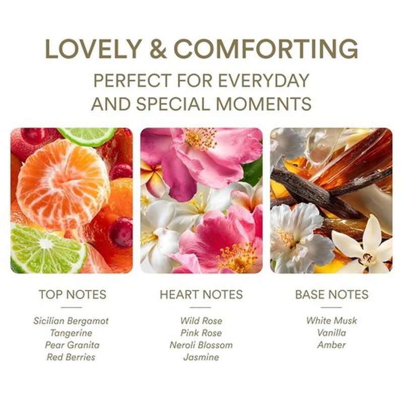 The Heart Company Love In A Bottle - Floral & Sweet Vegan Eau de Parfum for Women | Romantic Fragrance - 75ml