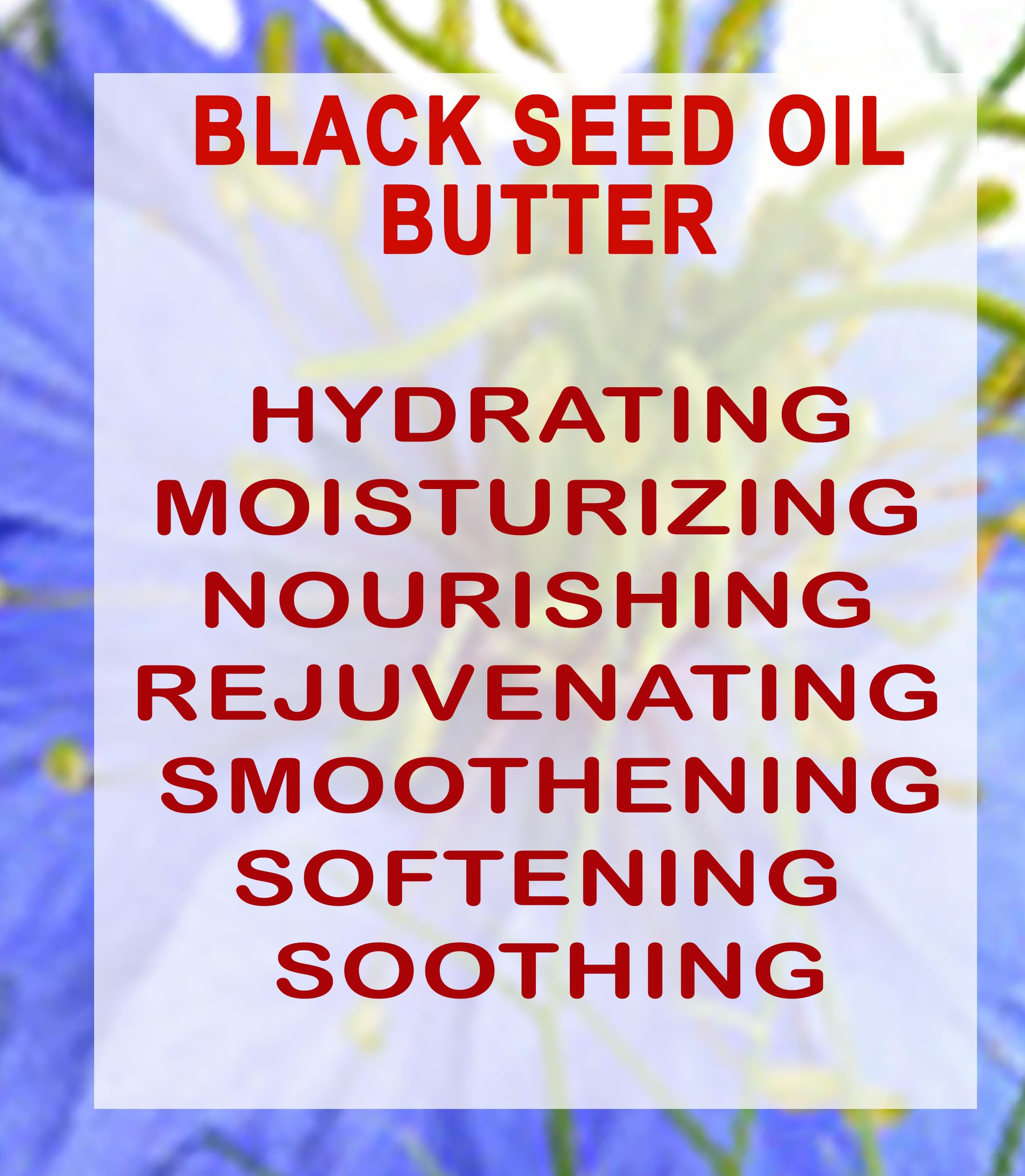 Botanical Beauty BLACK SEED OIL BUTTER 100% Natural Pure Virgin Unrefined Raw for FACE, SKIN, BODY, HAIR, NAILS, DRY SKIN. Organic Black Seed Oil, Shea Nut Butter, Vitamin E, Beeswax. 4 Fl oz 120 ml