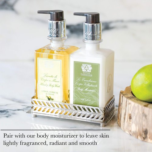 Antica Farmacista Hand & Body Wash - Luxury Nourishing Body Wash - Hydrating Hand Cleansing Wash - Bath & Body Gift - Sandalwood Amber, 10 fl oz
