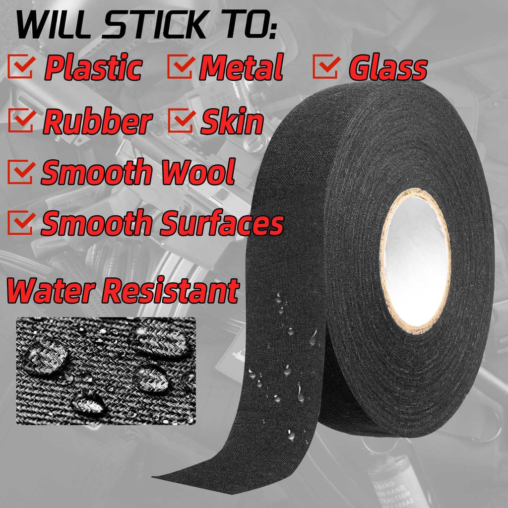 Miaozhun Tactical Tapes, 1 Inch x 27.34 Yards Goon Grip Tapes, Multipurpose Wrap Tape for Guns, Handgun, Rifle, Hockey, Lacrosse, Baseball, Softball Bats, Sport Handle, Gardening Tools (Forest Camo)