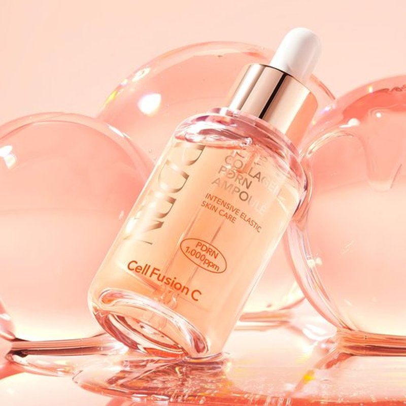 Cell Fusion C Collagen PDRN Ampoule, Salmon DNA PDRN Face Serum for Glow, Collagen, Niacinamide, Hydrating & Firming, Uneven Skin Tone, 1.18 fl.oz. / 35ml