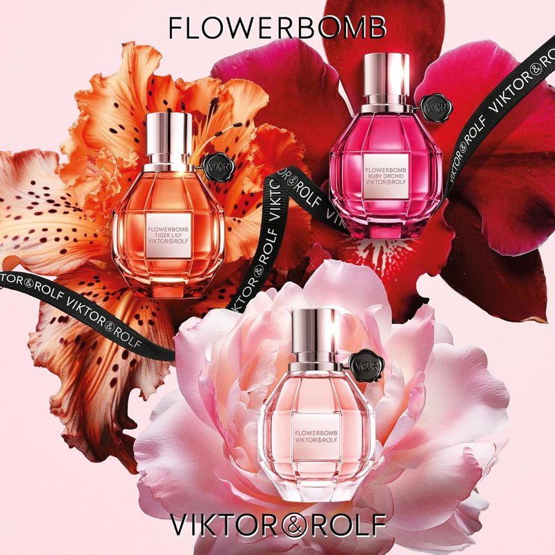 Viktor&Rolf - Flowerbomb & Tigerlily Eau de Parfum Bundle - Women's Fragrance Set | Full Size, 3.4 Fl Oz Each