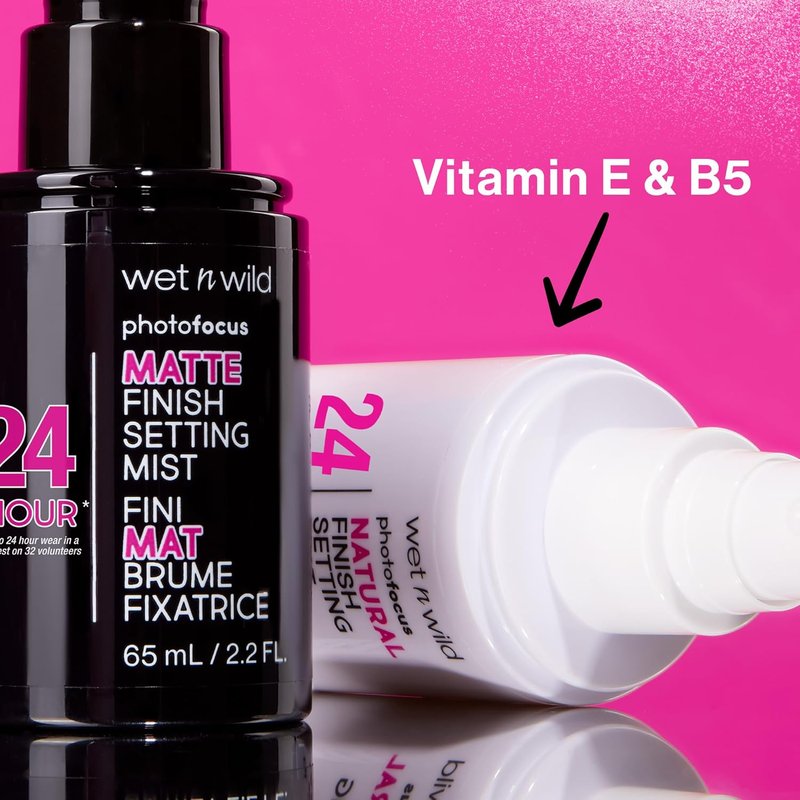 Wet n Wild Photo Focus Setting Mist - Lightweight & Nourishing Formula for 24HR Wear | Cruelty-Free & Vegan