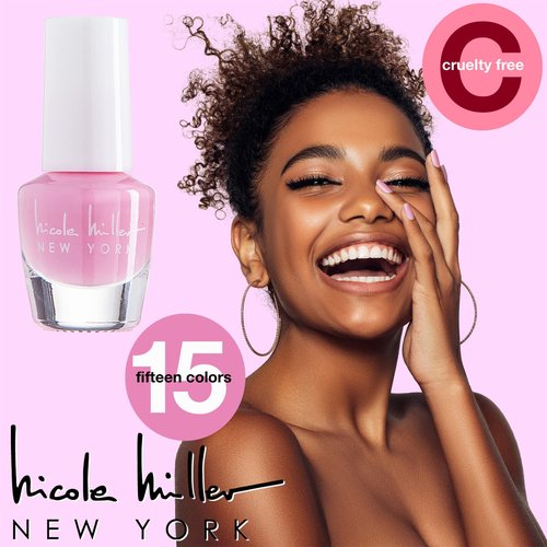Nicole Miller Mini Nail Polish Set – Glossy, Vibrant Colors for Fingernails & Toenails, Purple
