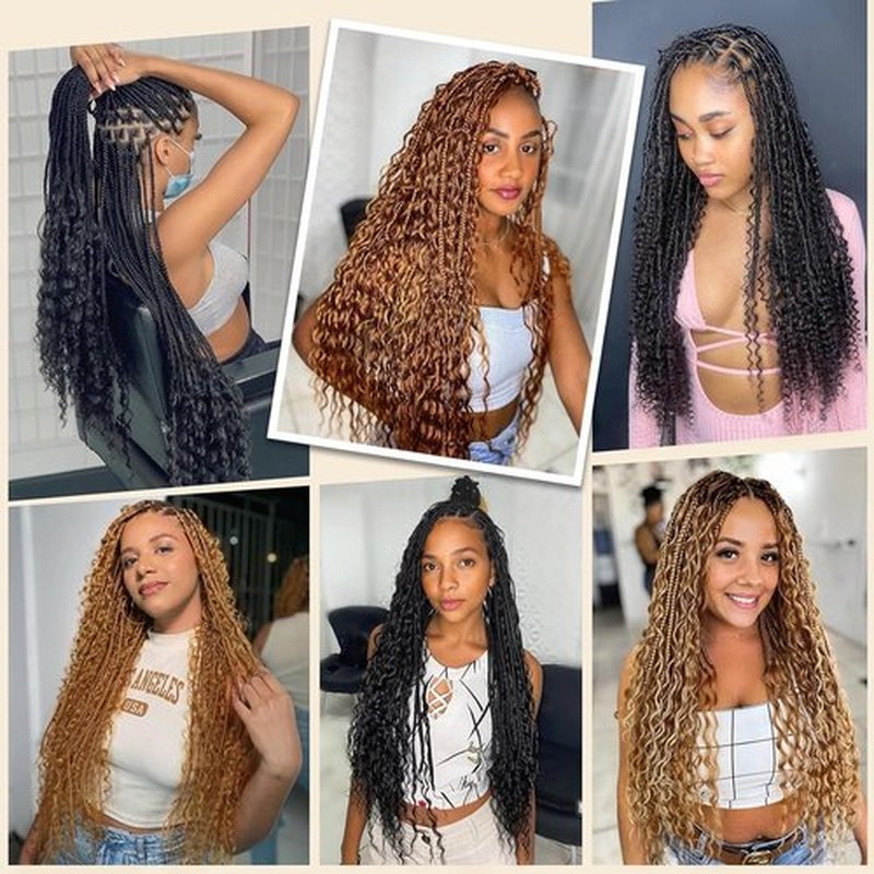 Leruikair Deep Wave Human Braiding Hair 50g Per Bundle 2 Pcs Total 100g 20 Inch Color 27# Honey Blonde Brazilian Virgin Bulk No Weft Braiding Human Hair for Black Women