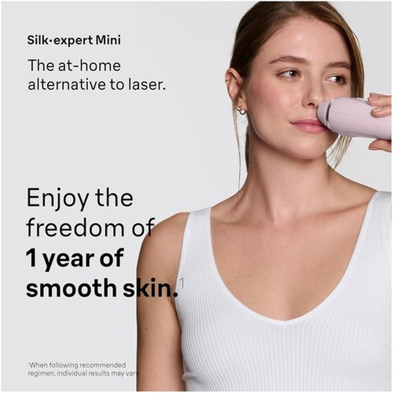 Braun IPL Mini - Silk·Expert Mini IPL Hair Removal Device for Women & Men | At-Home Permanent Laser Reduction
