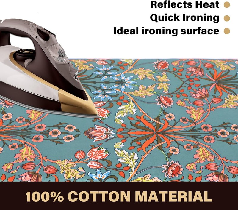 Caius Ironing Board Cover - Easy Installation, Stain Resistant, Fits 15x54 Standard Size