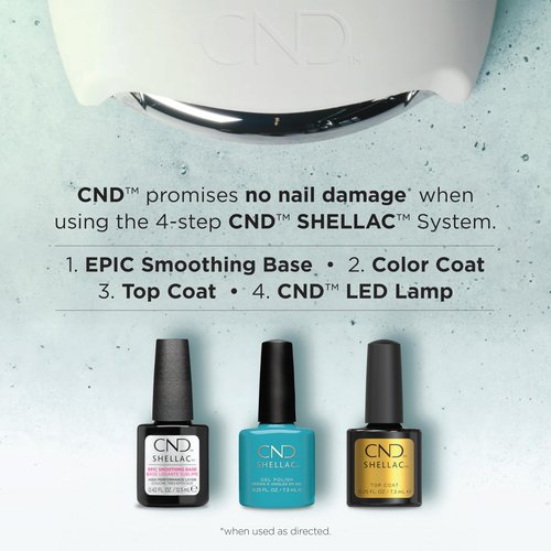 CND Shellac Gel Nail Polish, Long-lasting Nail Paint Color with Curve-hugging Brush, 429 Above my pay gray-ed, 0.25 fl oz