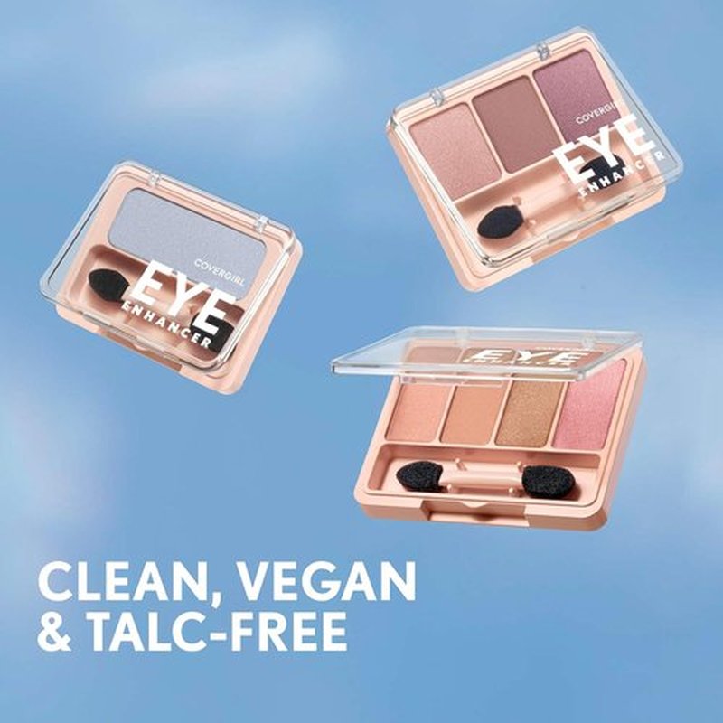 Covergirl Eye Enhancer | Bellini Spritz Eyeshadow Quad - Easy-to-Wear, Clean & Vegan, Talc-Free, 0.19oz