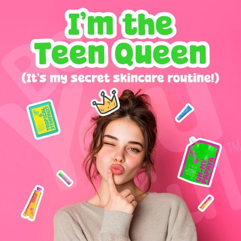 BeYoutiful Skincare Natural Lip Balm Set of 8 for Teens, Easter Basket Stuffers for Kids, Shea Butter & Vitamin E, 8 Fruity Flavors Gift Box for Kids Tweens Teens, Easter Gifts