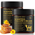 WHLH & WELL-BEING Beef Tallow for Skin, Beef Tallow and Honey Balm, Moisturizer for Face & Body Skin Care(2Pack)